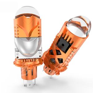 เลนส์โปรเจคเตอร์ H4 Mini LED ชิป 5570 CSP ไฟสูง-ต่ำ สำหรับรถยนต์ ไฟตัดหมอก หลอดไฟขับขี่ 200W 6000K อุปกรณ์ตกแต่งรถยนต์อเนกประสงค์ - Product Image 1