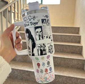 Venta al por Mayor de Vasos New Eras Tour de 40 oz, de Acero Inoxidable con Asa para Swiftes - Product Image 3