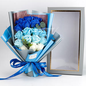 Cadeau pour la fête des mères, <span class=keywords><strong>anniversaire</strong></span>, Saint-Valentin, cadeau créatif, bouquet de 18 roses en savon, boîte cadeau, bouquet de savon en gros - Product Image 2