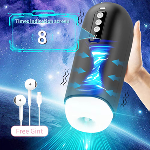 Masturbateur masculin automatique à succion, Godet de masturbation, Jouets sexuels, Articles pour adultes pour hommes, Machine de masturbation vibrante effet fellation - Product Image 1