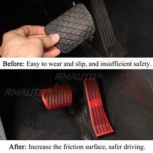 2/3 piezas Cubiertas para Pedales de Coche: Acelerador, Freno y Reposapiés para Mazda 3 CX-30 CX30 CX 30 2020 2019 - Product Image 6