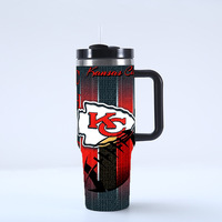 Nouvelle tasse isolée en acier inoxydable de 40oz Olive Ball Alliance Car Cup Ice Creative Ice Bar Straw Cup