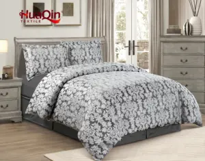 Set di biancheria da letto jacquard in poliestere jacquard,