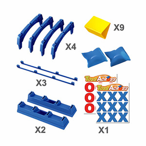 Jeu de lancer de sacs de linge pour enfants <span class=keywords><strong>en</strong></span> plein air, pour le camping et les soirées <span class=keywords><strong>en</strong></span> famille, obtenez trois <span class=keywords><strong>en</strong></span> ligne pour 2 à 4 joueurs, Tic Tac Toe - Product Image 2