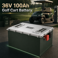 JREPower 36V 100Ah 3840Wh LiFePO4 12S1P Paket Baterai Siklus Dalam Kecepatan Rendah untuk Kendaraan Wisata & Golf Cart 6000 Siklus