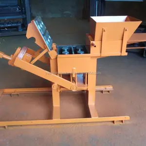 qmr1-40 manual soil block making machine interlock paving earth making machine brick