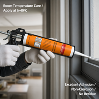 Sellador de Silicona Acética Multiusos de Curado Rápido, Súper Adhesivo Líquido para Construcción, Carpintería, Embalaje y Transporte