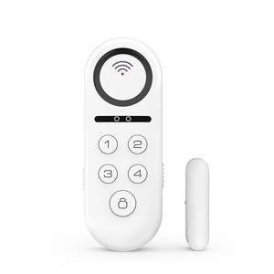 KR-WD31 Wireless <b>Smart</b> Door Window Sensor Alarm With App <b>Control</b> For Home Security White Plastic Battery Powered 120DB - Product Image 1