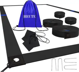 New Outdoor 2 In 1 Beach Volleyball Lines Heavy Quality Volleyball Tennis Boundary Lines With Reinforced Corners