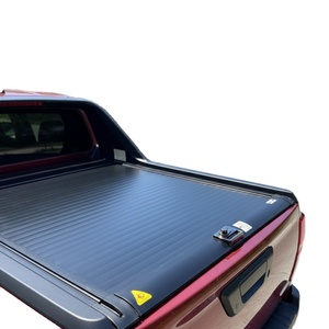 Couverture de benne rigide en alliage d'aluminium, rétractable manuelle, verrouillable, installation sans perçage, étanche pour Toyota - Product Image 1