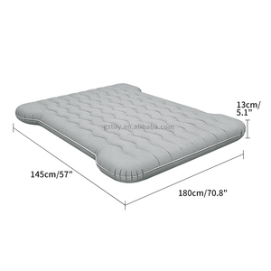 Colchón Inflable Portátil para Viajes en Auto y Campamento al Aire Libre, Colchoneta Gruesa para Dormir en Camionetas, Cama de Aire con Bomba para Asiento Trasero - Product Image 4