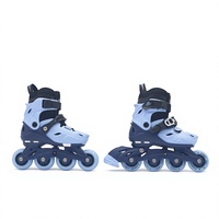 Patins à roulettes pour enfants réglables en ligne avec roulements ABEC 7 pour débutants, parfaits pour l'extérieur