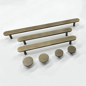 Manufacturer Antique Bronze Solid Brass Handles Wholesale Furniture Cabinet Hardware for <strong>Door</strong> Drawer Wardrobe Handle <strong>Knobs</strong> - Product Image 2