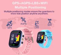 Reloj Inteligente para Niños con Tarjeta SIM 4G y Localización SOS, Cámara a Prueba de Agua, Regalo para Niños y Niñas, Reloj Inteligente para Niños con GPS y Videollamada