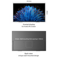 Moniteur portable sans fil IPS de 21,5 pouces avec batterie intégrée, 100 % SRGB, fréquence de rafraîchissement de 100 Hz, résolution 1080p