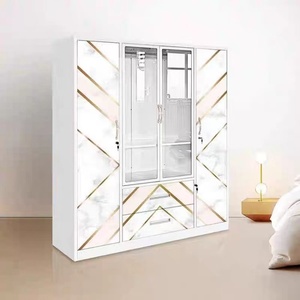 Modello di impronta in acciaio AlmirahSteel <span class=keywords><strong>armadio</strong></span> Lemari Pakaian Anak - Lemari Pakaian Besi porta scorrevole in metallo <span class=keywords><strong>armadio</strong></span> - Product Image 1