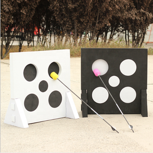 SPG CS Set di etichette per tiro con l'arco gioco di sicurezza gonfiabile arco ricurvo caccia <span class=keywords><strong>punta</strong></span> in schiuma freccia in fibra di vetro con protezione per il braccio della maglia - Product Image 3