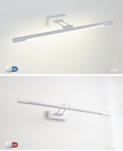 Modern Indoor Bedside Wall-Mounted LED Mirror Picture Wall <b>Light</b> with High CRI 95 White Shade for Bathroom <b>Vanity</b> and Hotel Use - Product Image 6
