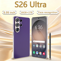 Nuevo S26Ultra, Teléfono Celular 5G Desbloqueado, Cámara de 108MP, Batería de 7000mAh, Bisel Ultra Delgado, Pantalla Completa