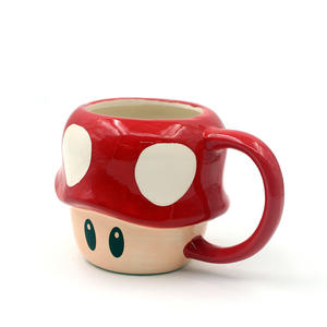 Taza de Cerámica de 410 ml con Diseño de Super Mario 3D, Cubo de <span class=keywords><strong>Pixel</strong></span> con Forma de Hongo, Apta para Lavavajillas, para el Hogar, la Oficina, la Escuela, Anime y Juegos - Product Image 4