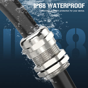 מחברי כבלים מוגנים במתח נמוך ברמה תעשייתית ובלוטות'ים מצופים ניקל מפליז עם דירוג IP68 לציוד חשמל בלחץ - Product Image 4