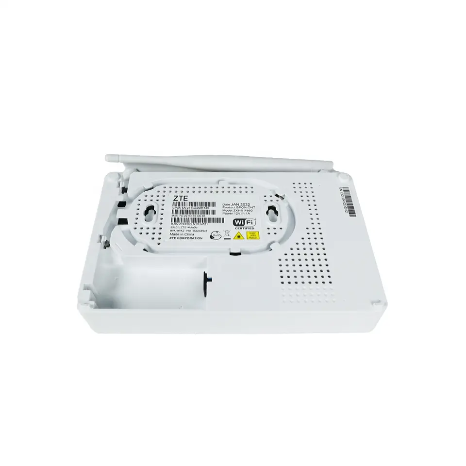 Refurbished ZTE ZXHN F660 V5.2 4GE+2TEL+1USB+2.4GWIFI GPON ONU