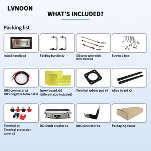 ชุดแบตเตอรี่แบบประกอบเอง LVNOON JKESS  แบบซ้อนได้ ความจุ 14-15 กิโลวัตต์ชั่วโมง กล่องเปล่าสำหรับแบตเตอรี่ 48V/51.2V 280Ah 304Ah 314Ah - Product Image 6
