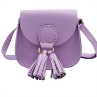 Sac à bandoulière et mini-sac à main en cuir mignon pour petites filles, enfants et tout-petits, toutes saisons, fermeture à rabat