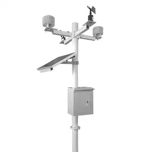 CDQ-T0C Professional Wireless Automatic Smart City Weather Station Outdoor With Air Quality Noise/co2/pm2.5 Sensor