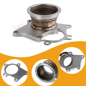 Base de bride de turbocompresseur à 5 trous de 3 pouces pour tuyauterie en acier inoxydable T3 T4 - Product Image 3