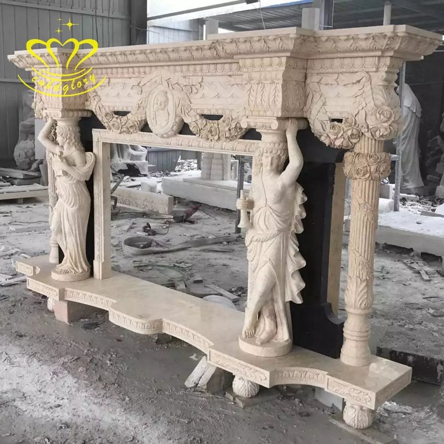 Домашний декор из натурального камня, китайские поставщики, современное внутреннее украшение, ручная резка, новый продукт, Мраморная Каминная каминная полка