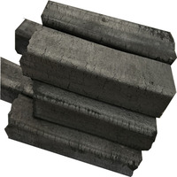 Vente directe usine – Briquettes de charbon de bois portables fabriquées à la machine, sans fumée, à haute teneur en carbone (>90%), en coque de noix de coco et sciure de bois, format carré