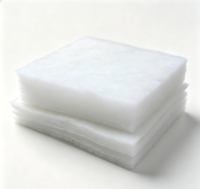 Ouate en fibre de polyester composite, non collante, antistatique et recyclable pour le rembourrage de matelas