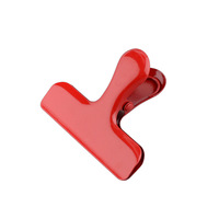 Pince de scellage alimentaire réutilisable en acier inoxydable 403 plaqué or, robuste, hermétique, pour collations, cuisine et classement de documents de bureau