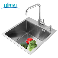 Évier double en acier inoxydable 304 fait main, moderne, pour comptoir de cuisine, noir diamant, nano antibactérien, usage commercial, garantie 5 ans