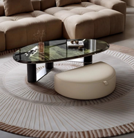 Nouvelle table basse minimaliste italienne pour salon et usage domestique