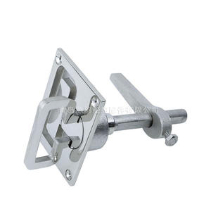 Square Anchor Floor Lock for <b>Marine</b> Deck Storage Pull Ring Handle Lock <b>Hardware</b> Accessories for Yacht Ship for Boat <b>Hardware</b> - Product Image 1
