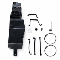 Réservoir de carburant auxiliaire à capacité supplémentaire 130L+132L pour Gladiator JT, en Al-Mg, fixation OEM par boulons, plaque latérale de 3 mm, Steppe 4x4 Pickup