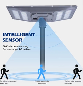 Farola Solar LED Integrada con Sensor Automático de 70w 80w 90w 100w, Kit Solar Todo en Uno para Iluminación de Calles - Product Image 5