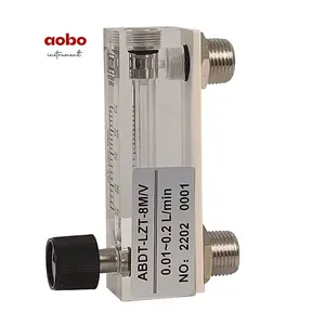 Giá thấp Bảng điều chỉnh rotameter không khí nước xách tay Acrylic O2 oxy y tế đo lưu lượng - Product Image 1