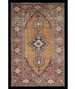 Tapis rectangulaire en laine de qualité supérieure noué à la main, design moderne, écologique, lavable, en stock pour l'agencement intérieur, salon, chambre à coucher - Product Image 3