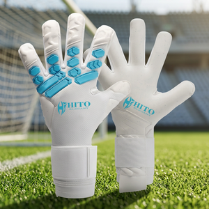 Diseña tus Propios Guantes de Portero de Fútbol de Alta Calidad, Transpirables, de Látex, Antideslizantes, de Dedo Completo, Impermeables, Corte Híbrido - Product Image 3