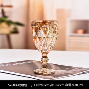 Verres à <span class=keywords><strong>vin</strong></span> et gobelets colorés en <span class=keywords><strong>verre</strong></span> pressé bleu, style vintage et rétro à paroi épaisse, du Kazakhstan - Product Image 4