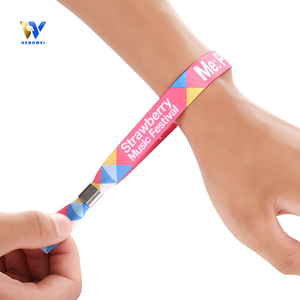 Pulsera NFC personalizada Código <span class=keywords><strong>QR</strong></span> Entradas para eventos del festival, pulseras RFID tejidas, pulseras NFC desechables - Product Image 5