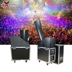 Canhão de Confete DMX CO2 de 1000W, Máquina de Sopro de Papel Manual em Alumínio com Cores Arco-Íris para Eventos de Festa e Casamento - Product Image 4