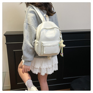 Mochila Escolar Sólida para Mujer, con Cierre de Cremallera, Gran Capacidad, para Uso Escolar y de Viaje, Venta al Por Mayor - Product Image 4