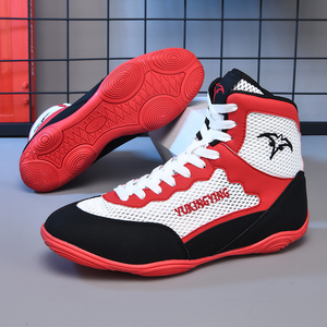 Botas de Boxeo Personalizadas con Logotipo Personalizado al por Mayor 2025, Zapatos Profesionales de Halterofilia y Levantamiento de Pesas para Hombre - Product Image 3
