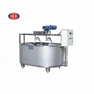 Electric Cheese Vat Machine Cheddar Cheese Making Machine Round Cheese Vat