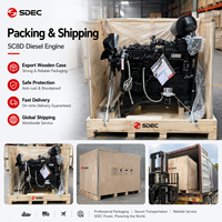 Mesin Diesel SCDC Shanghai Diesel SDEC Seri SC8D 180kW 6 Silinder Turbocharged untuk Mesin Konstruksi