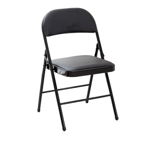 كرسي محمول بسيط من المصنع مع مسند ظهر لتدريب الموظفين والمؤتمرات كرسي غرفة المعيشة قابل للطي - Product Image 2